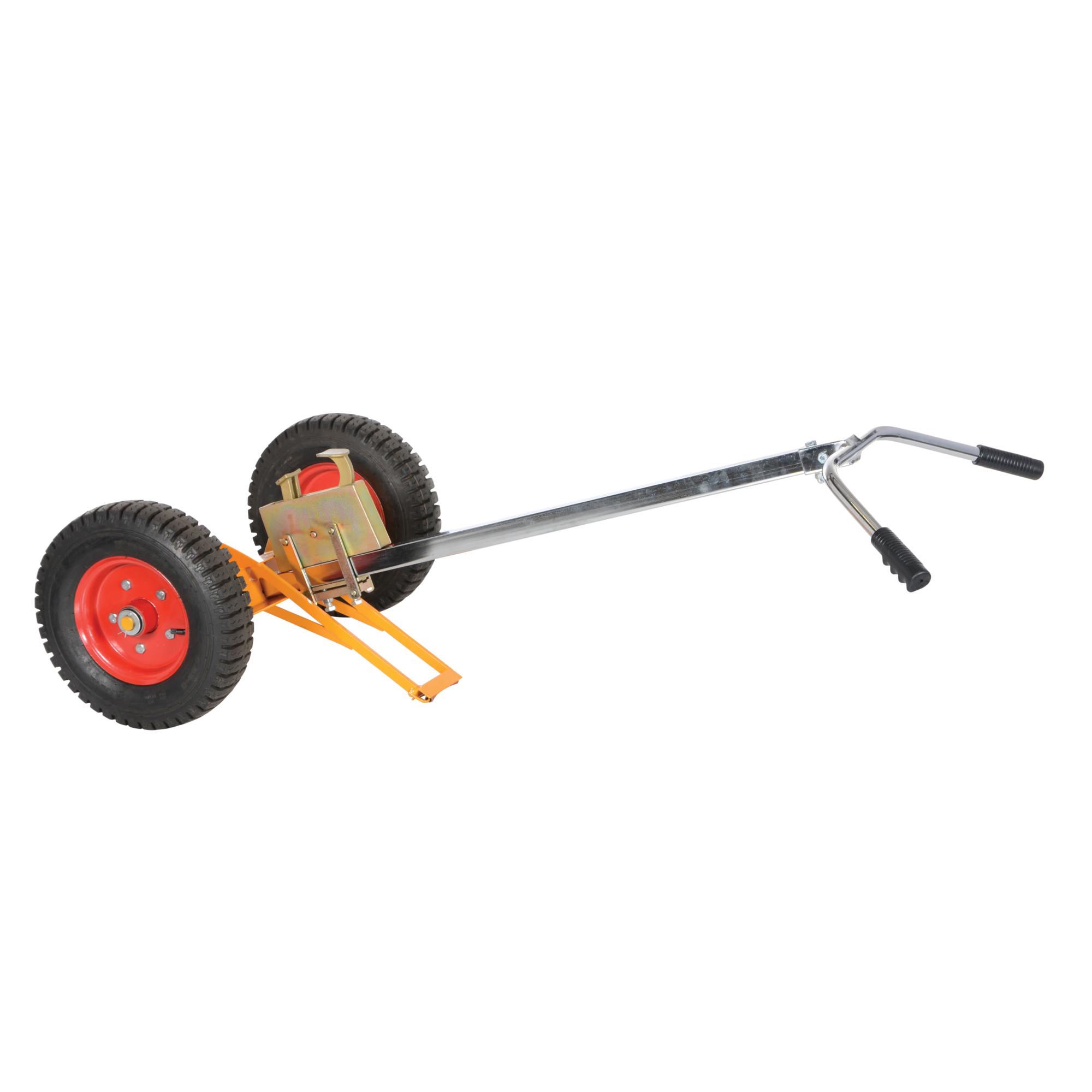 Vestil Deluxe Tilt Back Drum Truck - 1000-Lb. Capacity, 30 and 55 Gal. Drums, Pneumatic Wheels, Model# DBT-1000-PN